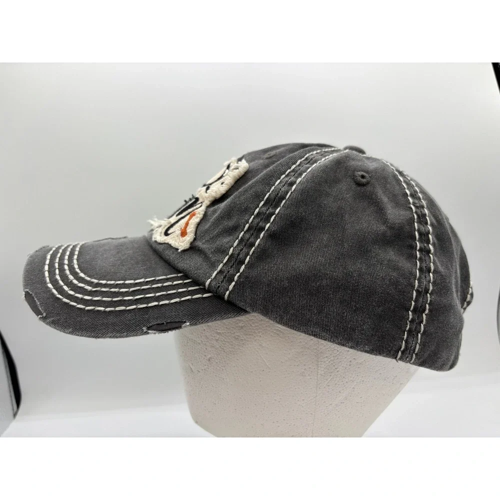 KBETHOS Vintage Dog Mom Distressed Baseball Cap Charcoal Gray Adjustable Hat
